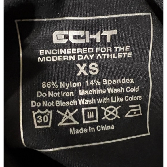 ECHT Force Scrunch Leggings in Black, Size XS - Picture 7 of 8